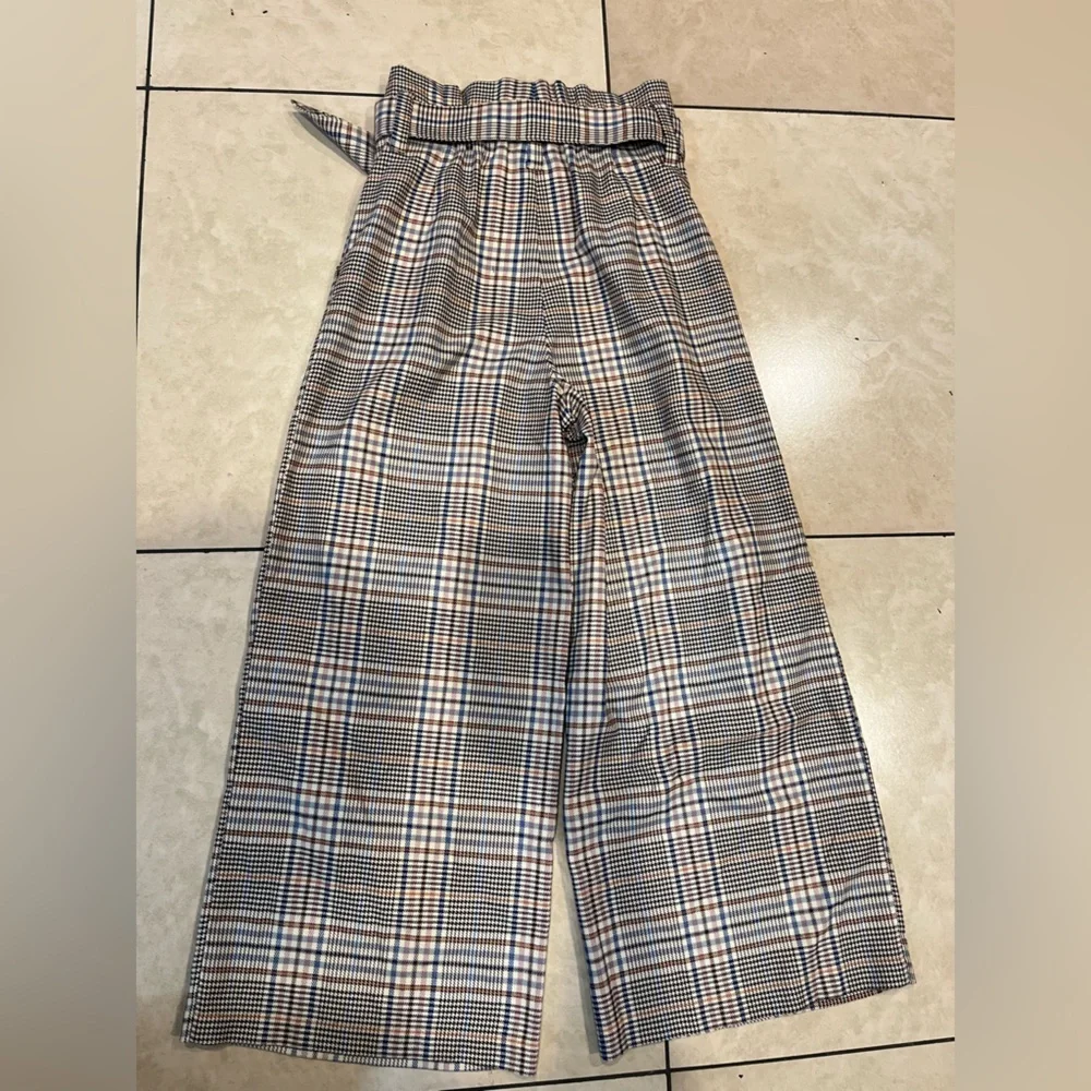 Moon River Multicolor Plaid Trousers - Picture 2 of 5